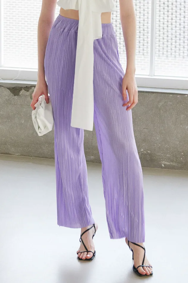 Storets Peyton Crinkled Pleated Pants Women Trousers