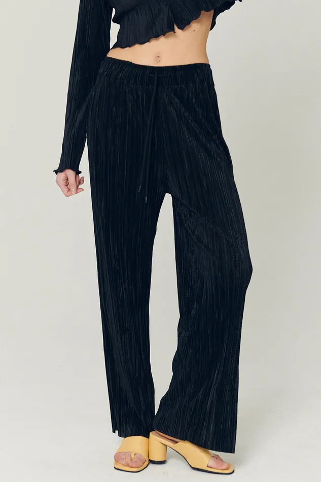 Storets Peyton Crinkled Pleated Pants Women Trousers