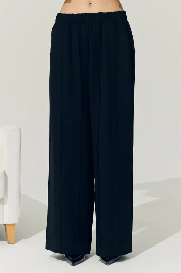 Storets Reborn Daisy Frayed Trim Wide Pants Women Trousers