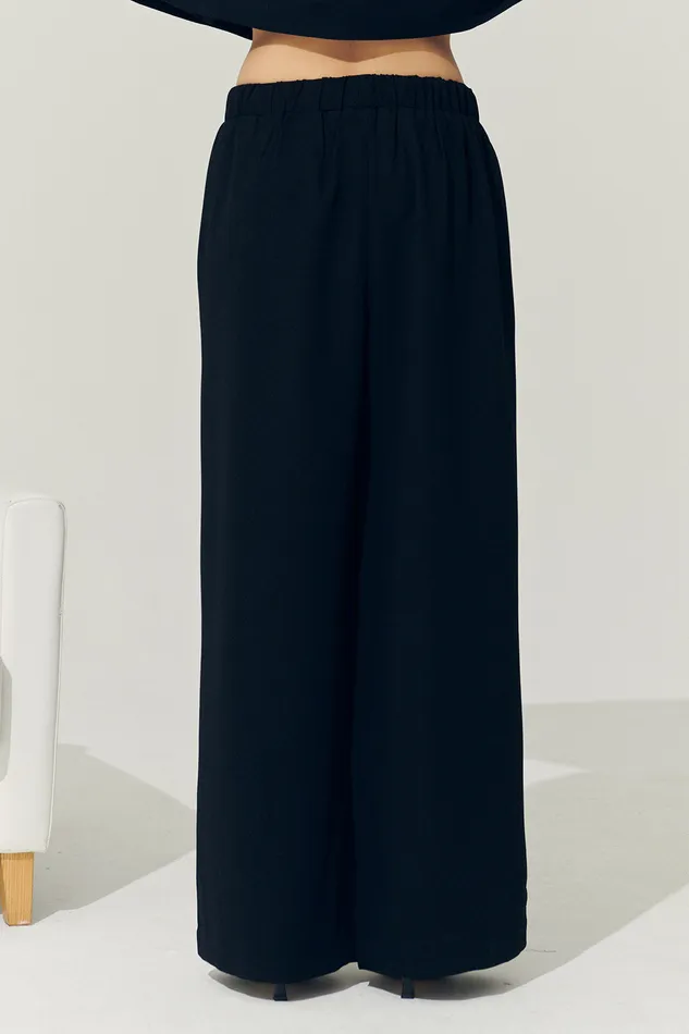 Storets Reborn Daisy Frayed Trim Wide Pants Women Trousers