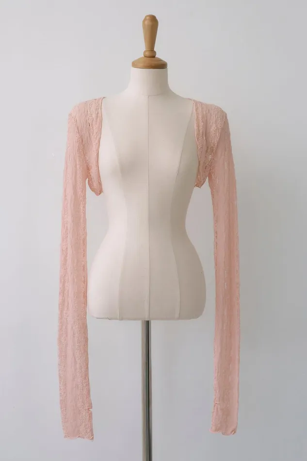 Storets Reina Lace Cropped Shrug Cardi Women Cardigan Storets Reina Lace Cropped Shrug Cardi Women Cardigan