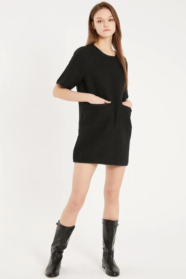 Storets Sharon Pleather Middle Boots Women Shoes