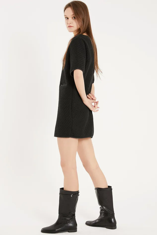 Storets Sharon Pleather Middle Boots Women Shoes