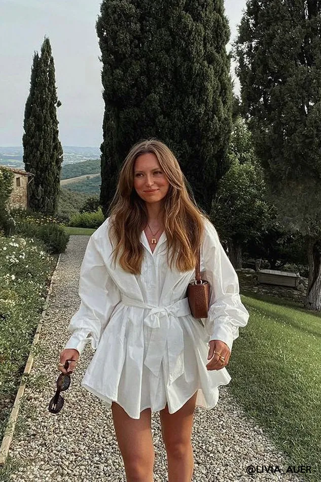 Storets Tori Piping Detail Shirt Dress Women Shirt Dresses