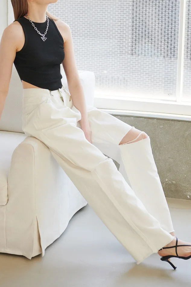 Storets Vera Slash Cutout Jeans Women Jeans