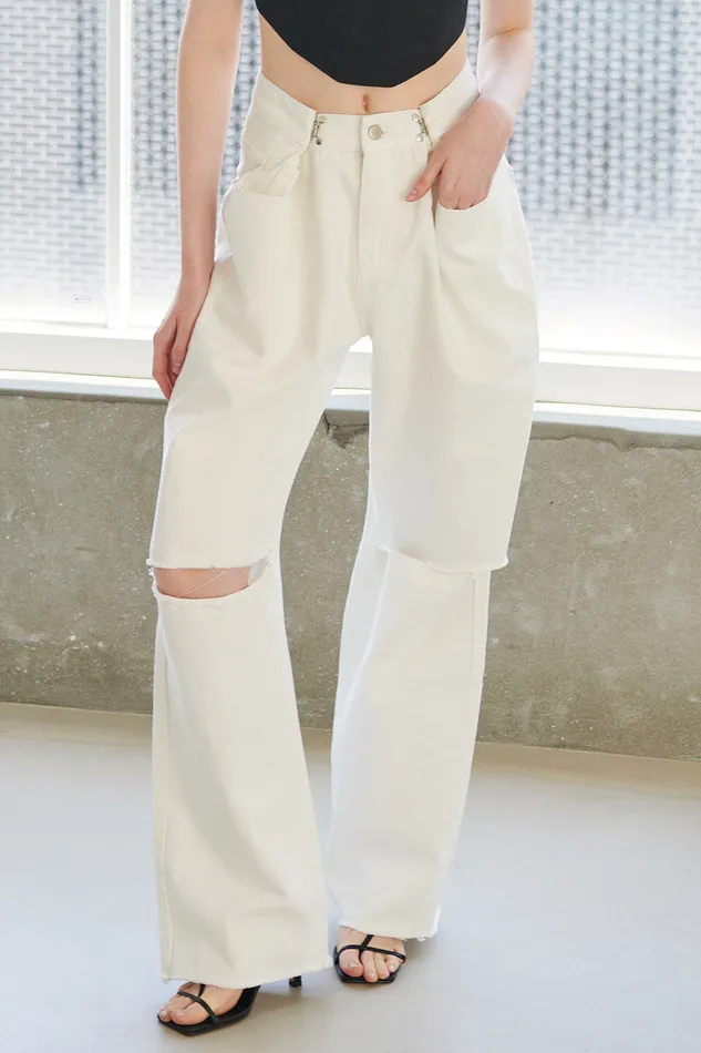 Storets Vera Slash Cutout Jeans Women Jeans