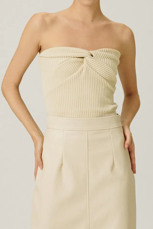 Storets Vivian Strapless Top Women Sweaters and Knitwears