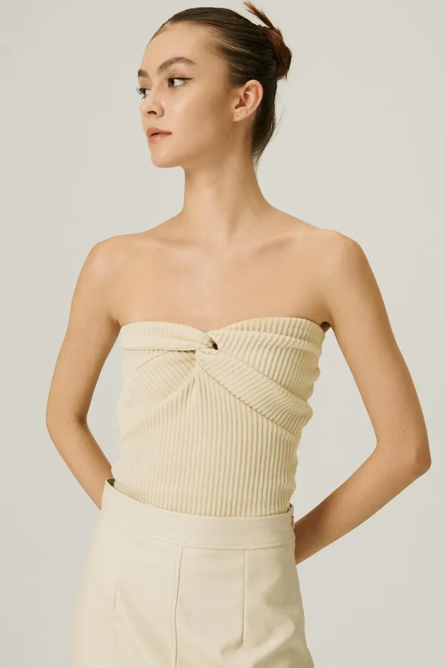 Storets Vivian Strapless Top Women Sweaters and Knitwears