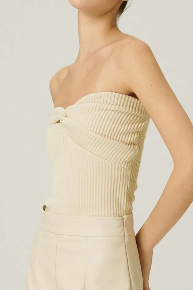Storets Vivian Strapless Top Women Sweaters and Knitwears