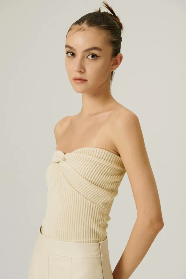 Storets Vivian Strapless Top Women Sweaters and Knitwears
