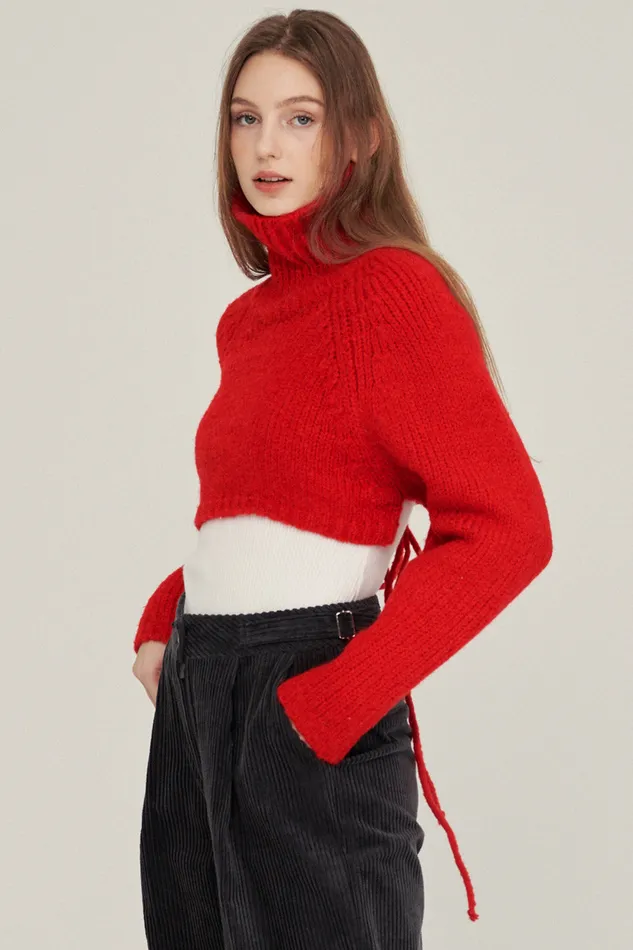 Storets Whitney Twoway Cropped Sweater Women Sweaters and Knitwears