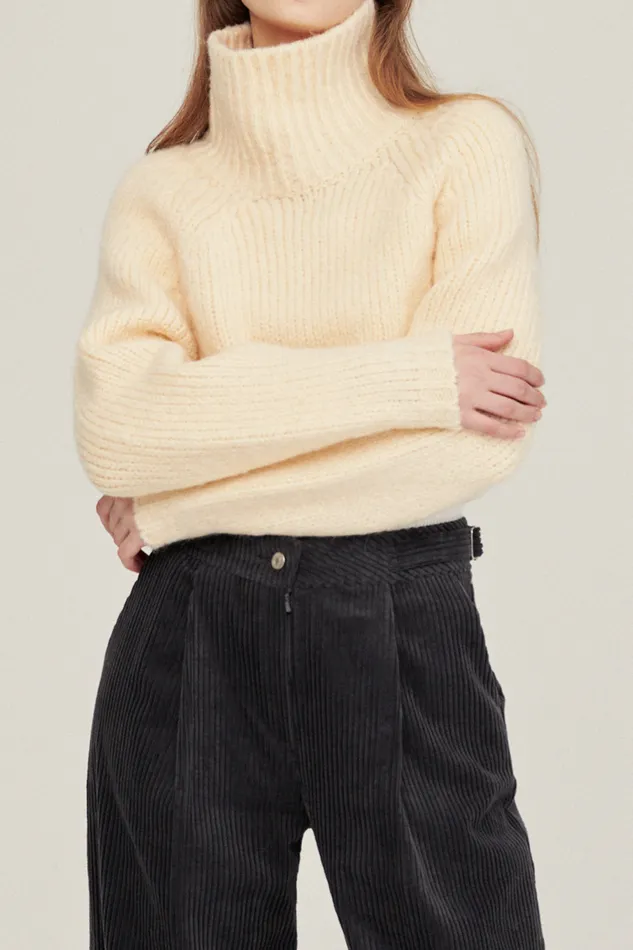 Storets Whitney Twoway Cropped Sweater Women Sweaters and Knitwears