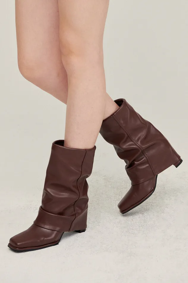 Storets Zenda TwoWay Pleather Boots Women Shoes