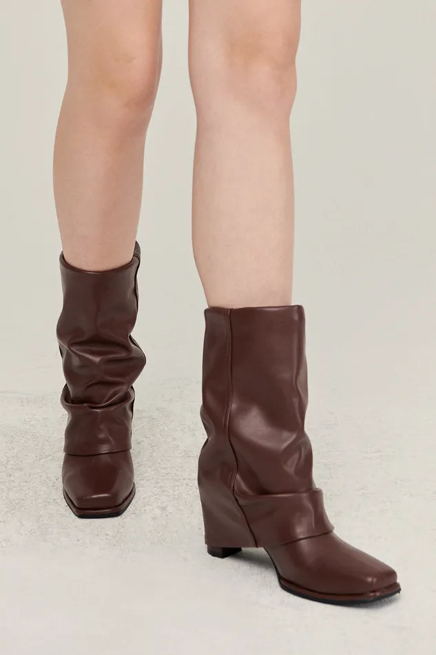 Storets Zenda TwoWay Pleather Boots Women Shoes