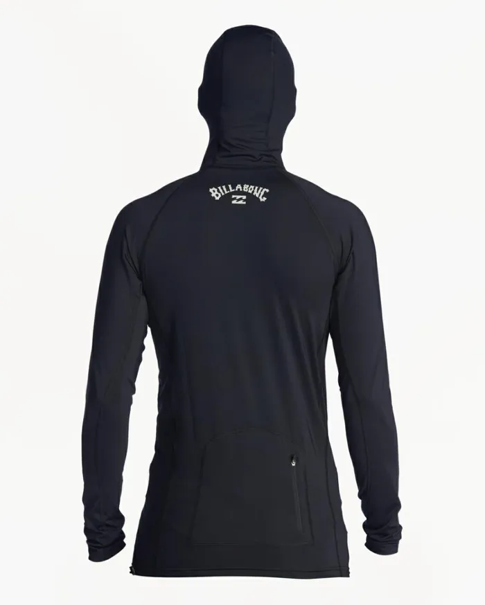Strike Mission Hooded UPF 50 Long Sleeve Rashguard Black Men Billabong Shorts