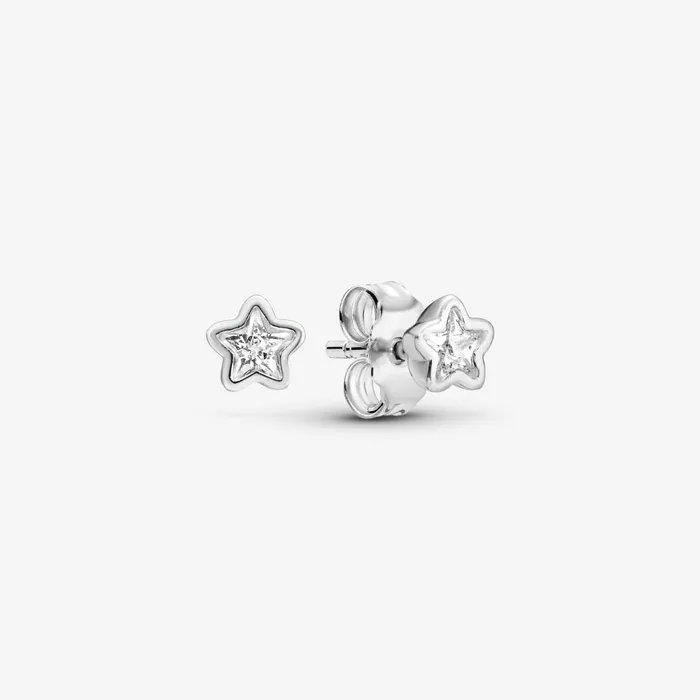 Stud Earrings Women Pandora Sparkling Star Stud Earrings