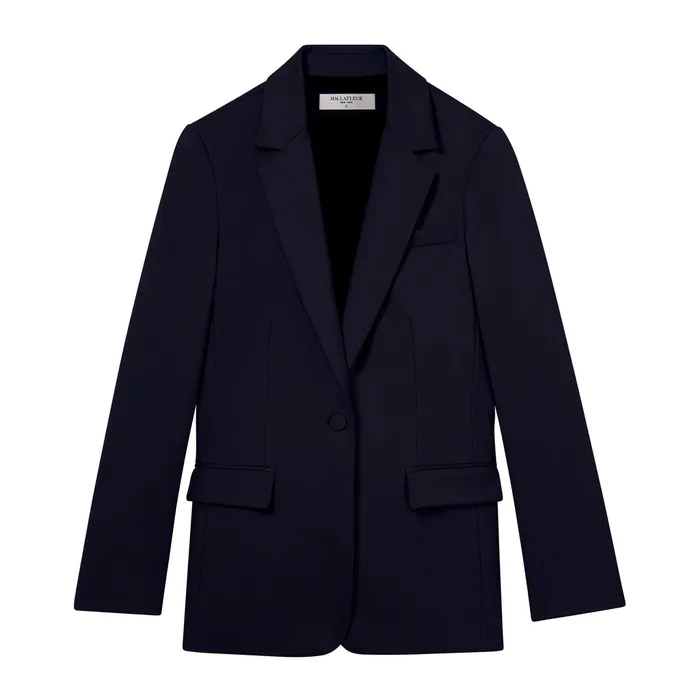 Suiting Women The Yiyan Classic Blazer 8211 Wool Twill Dark Navy M M LaFleur