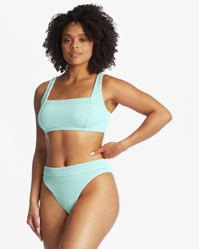 Summer High Square Bralette Underwire Bikini Top Mint Kiss Women Billabong Bikini Tops