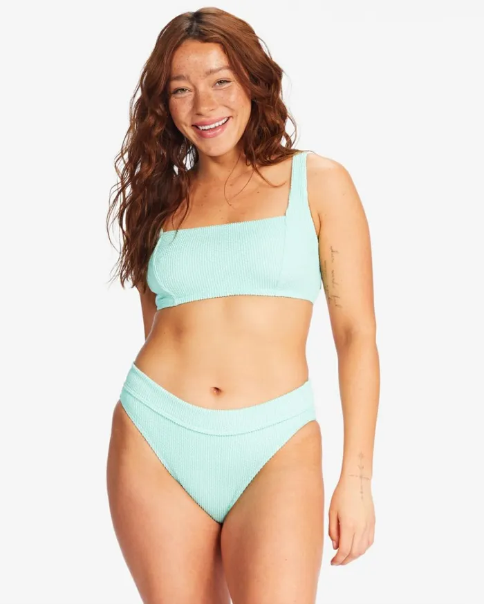 Summer High Square Bralette Underwire Bikini Top Mint Kiss Women Billabong Bikini Tops