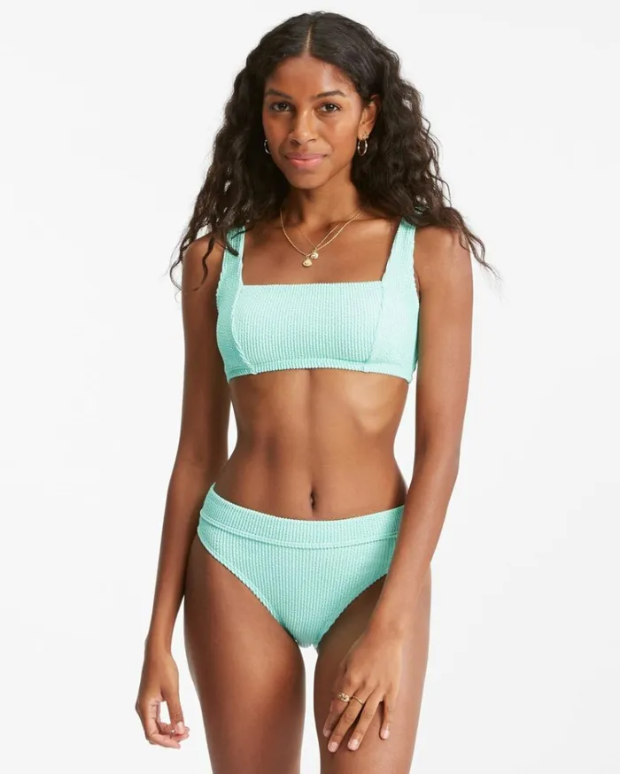 Summer High Square Bralette Underwire Bikini Top Mint Kiss Women Billabong Bikini Tops