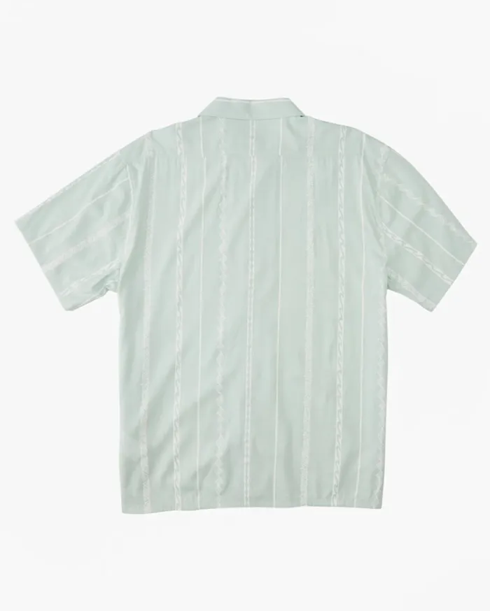 Sundays Vacay Short Sleeve Shirt Dusty Aqua Men Billabong Shirts