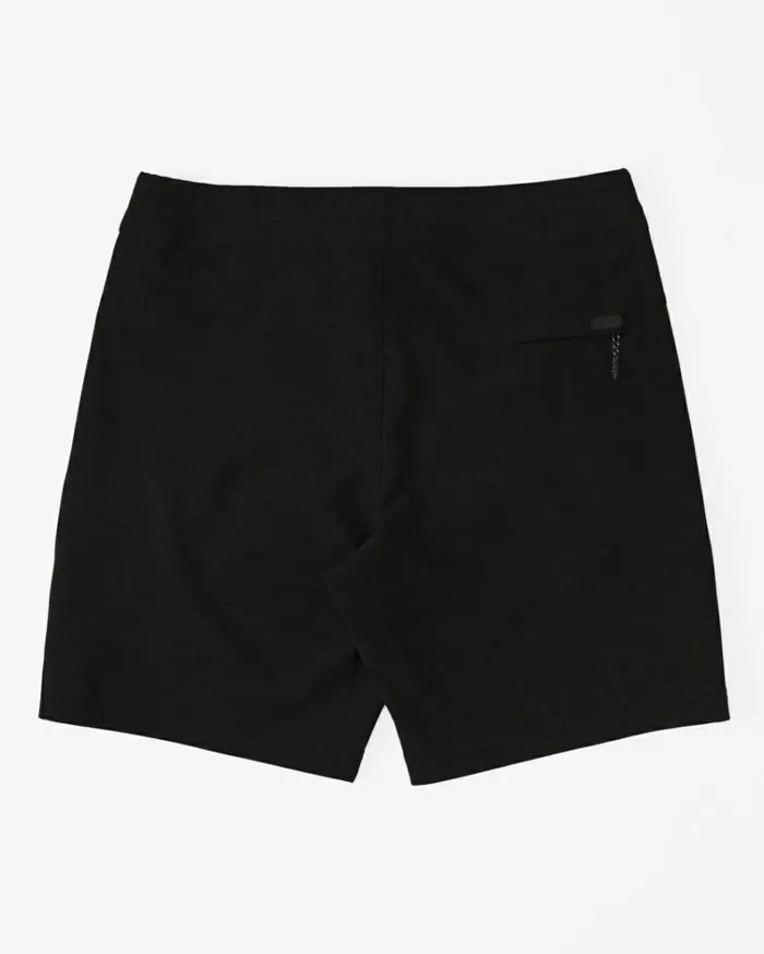 Surftrek Lo Tide 18034 Boardshorts Black Men Billabong Side Pockets