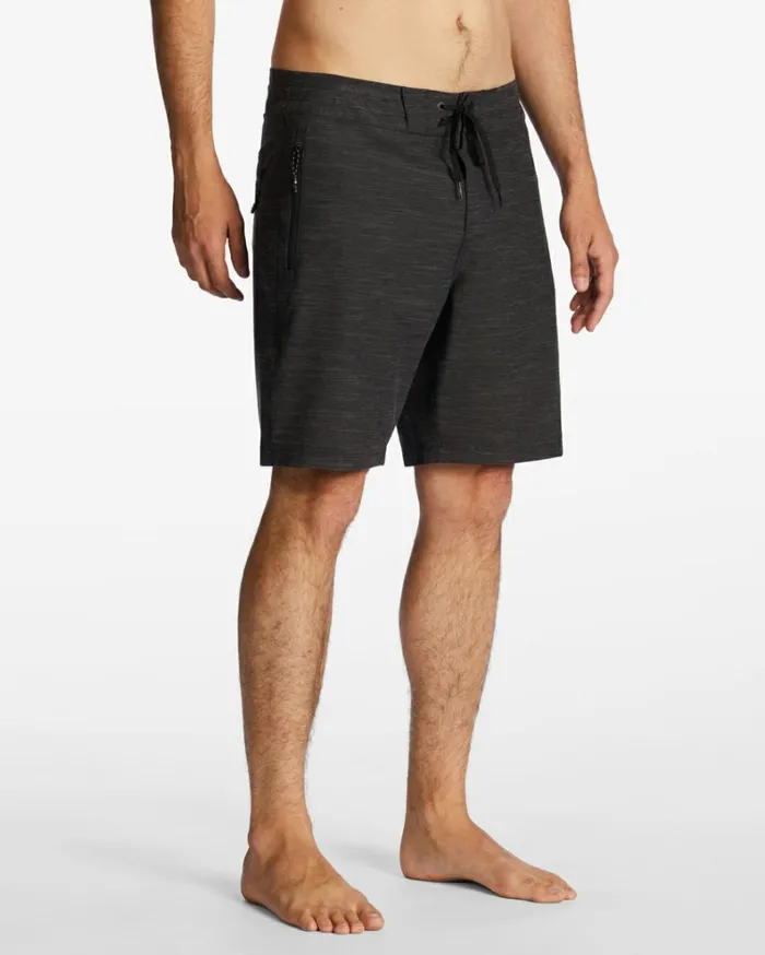 Surftrek Lo Tide 18034 Boardshorts Black Men Billabong Side Pockets