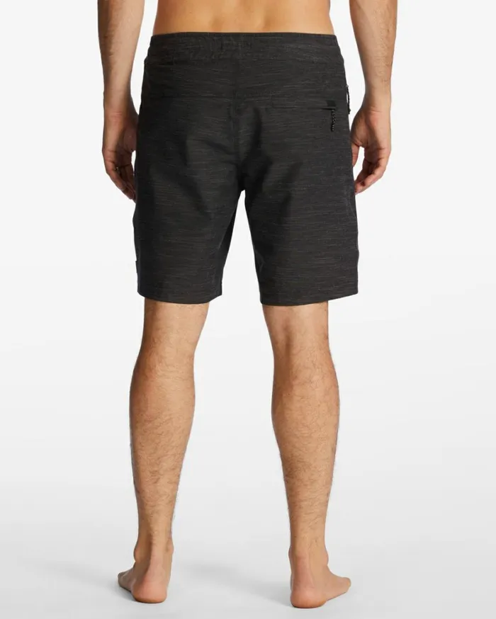 Surftrek Lo Tide 18034 Boardshorts Black Men Billabong Side Pockets