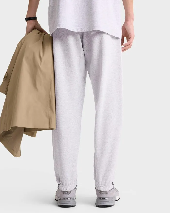 Sweatpants Women Sporty and Rich Crest Seal 100th Sweatpant 8211 Heather GrayNavy