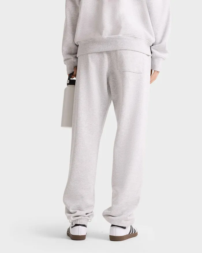 Sweatpants Women Sporty and Rich Crest Seal 100th Sweatpant 8211 Heather GrayNavy