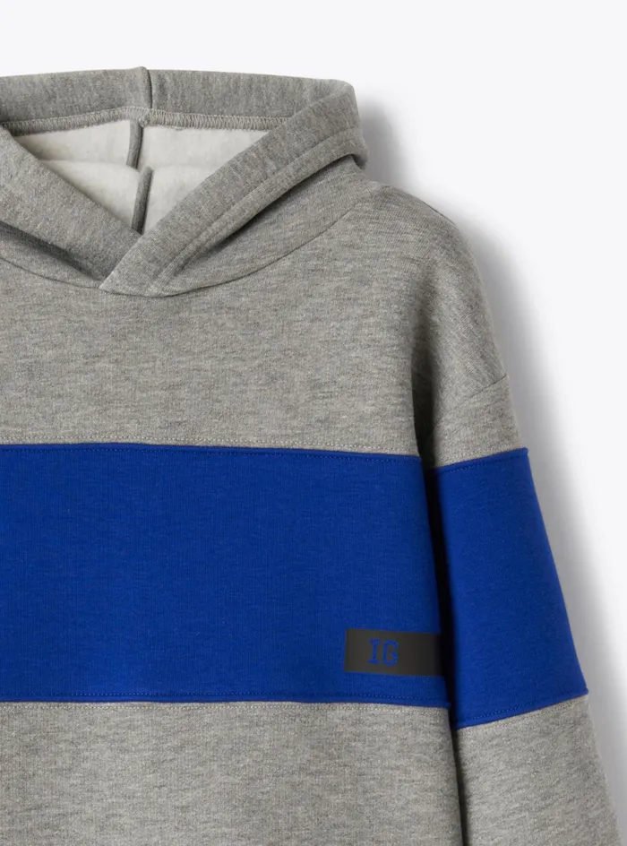 Sweatshirts Boy 216 Il Gufo Colorblock Hoodie