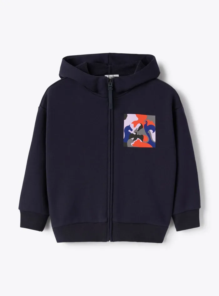Sweatshirts Boy 216 Il Gufo Cotton Hoodie Sweatshirt