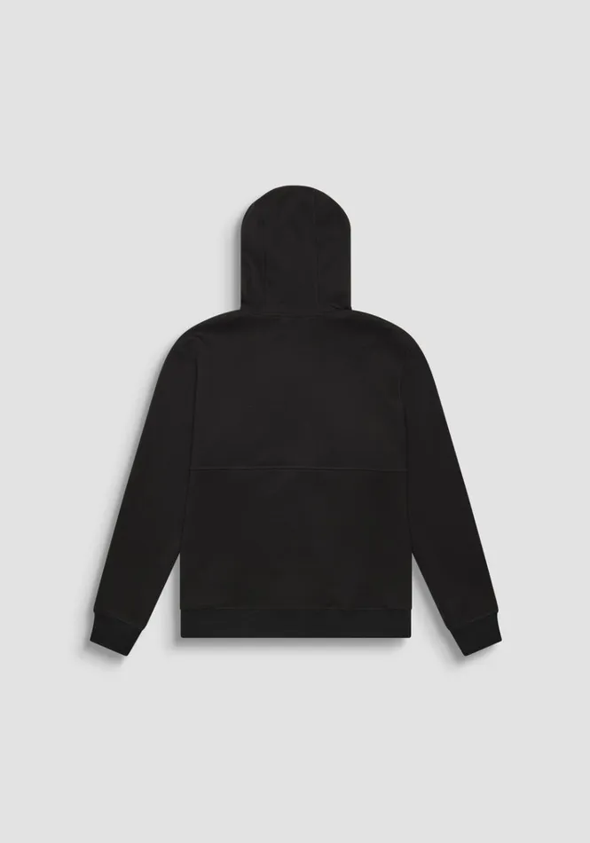 Sweatshirts Men Antony Morato Regular Fit Hoodie In Black Scuba Fabric Black