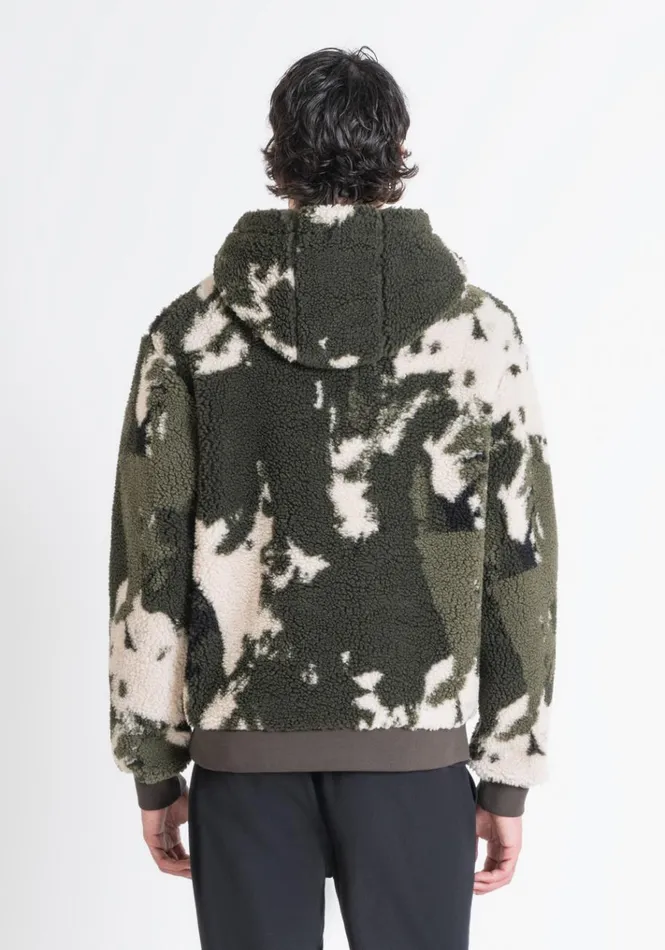 Sweatshirts Men Antony Morato Regular Fit Hoodie With Camouflage Pattern Multicolor