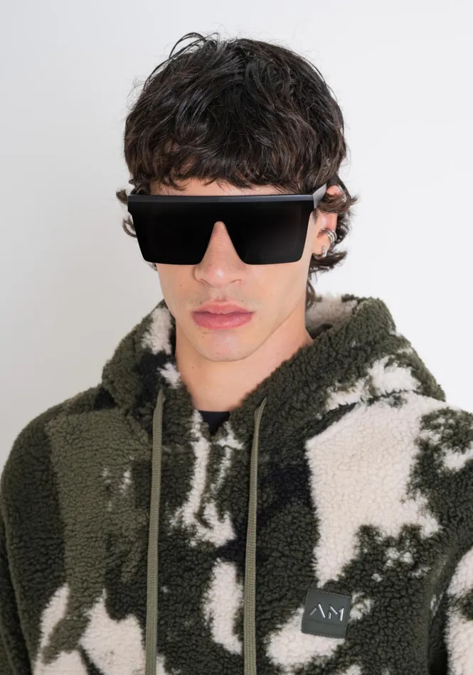 Sweatshirts Men Antony Morato Regular Fit Hoodie With Camouflage Pattern Multicolor