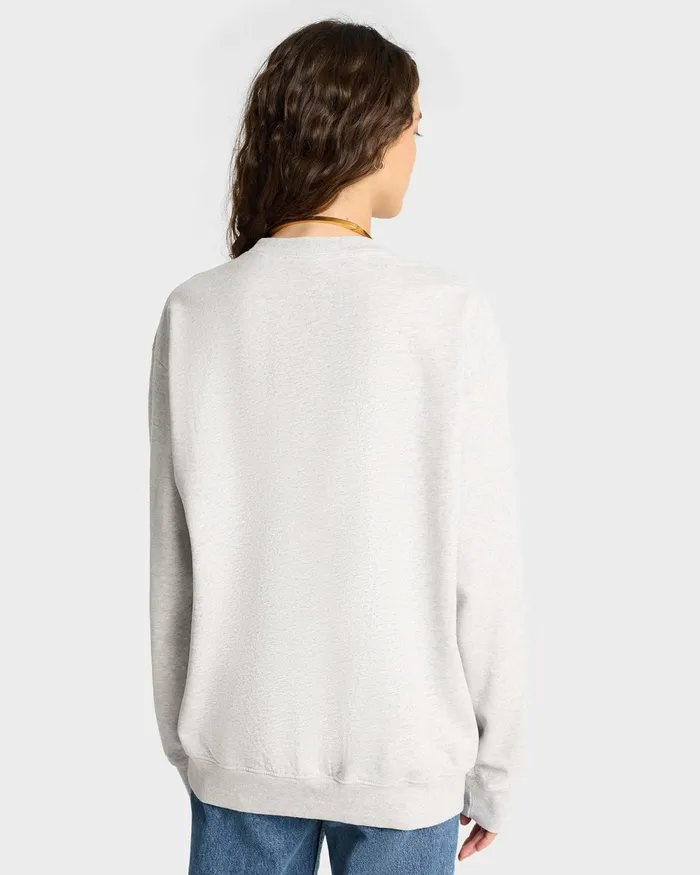 Sweatshirts Women Sporty and Rich California Crewneck 8211 Heather GrayGold