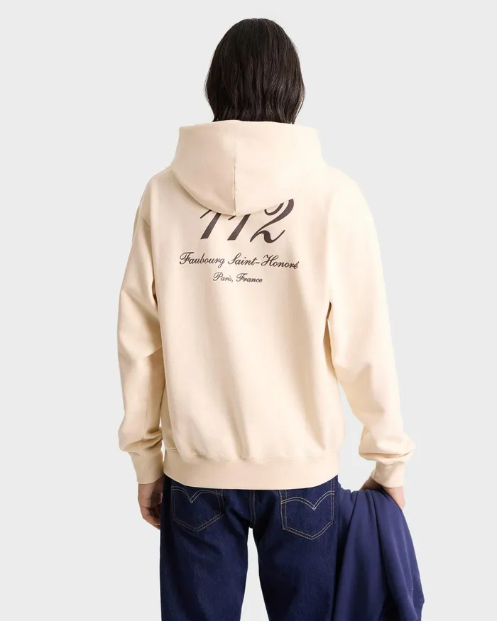 Sweatshirts Women Sporty and Rich Faubourg Hoodie 8211 CreamChocolate