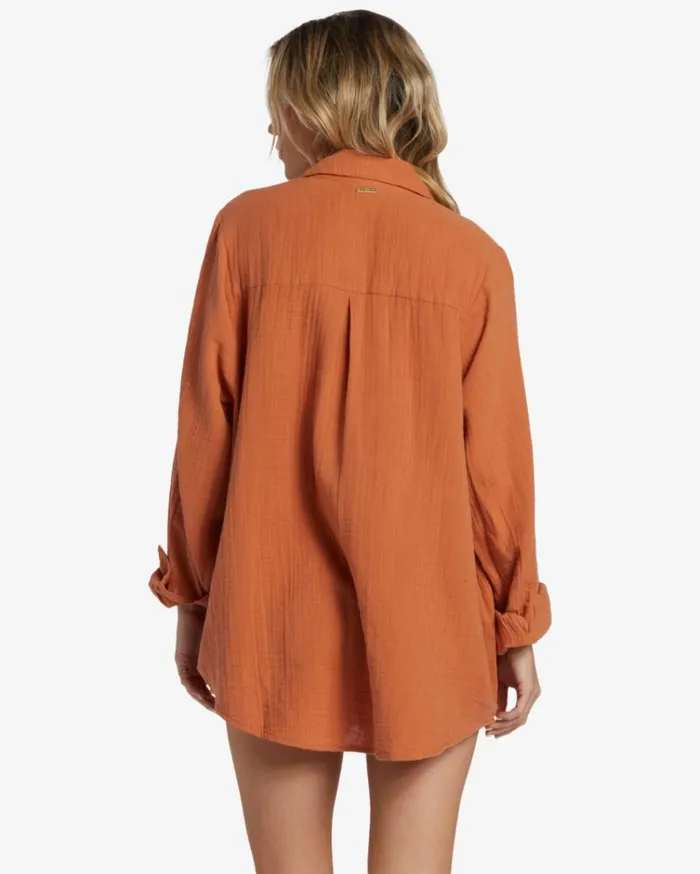 Swell Shirt Woven Shirt Toffee Women Billabong Tops