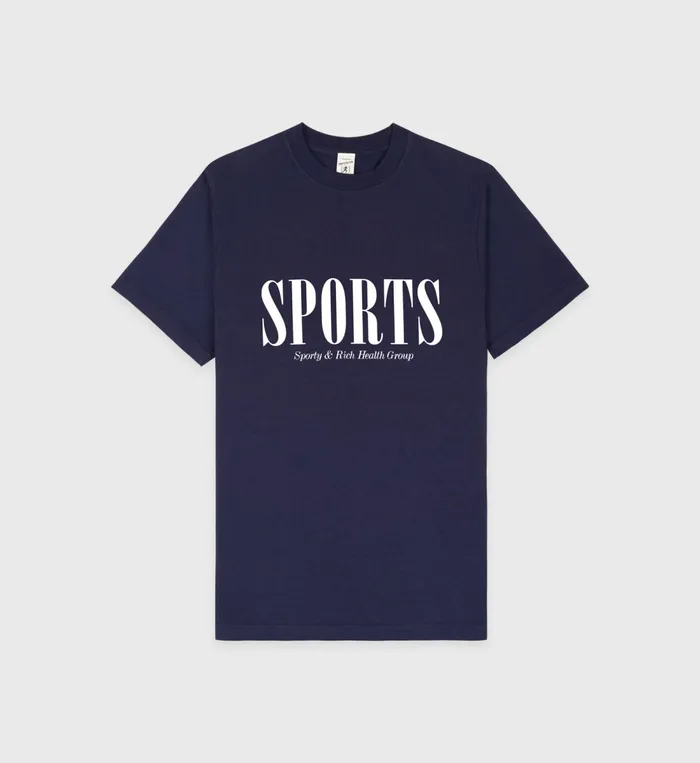 TShirts and Tops Women Sporty and Rich Sports TShirt 8211 NavyWhite