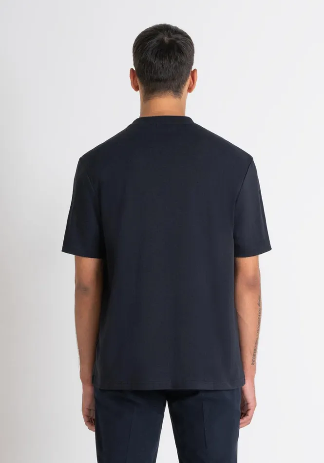 TShirts And Polo Men Antony Morato Relaxed Fit TShirt In Soft Blue Cotton Blue Ink