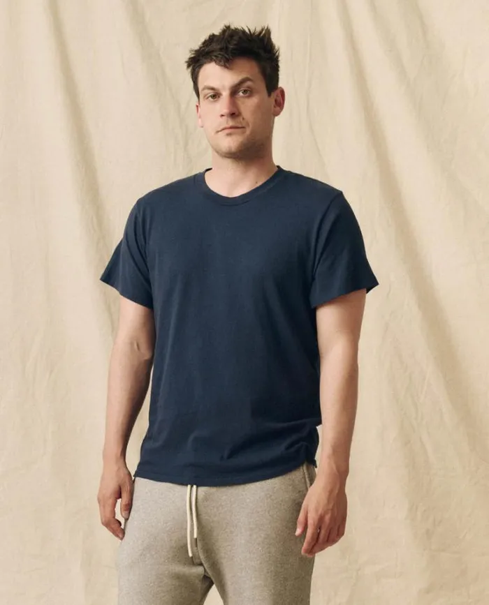 Tshirts Men039s The Great The Men039s Boxy Crew True Navy