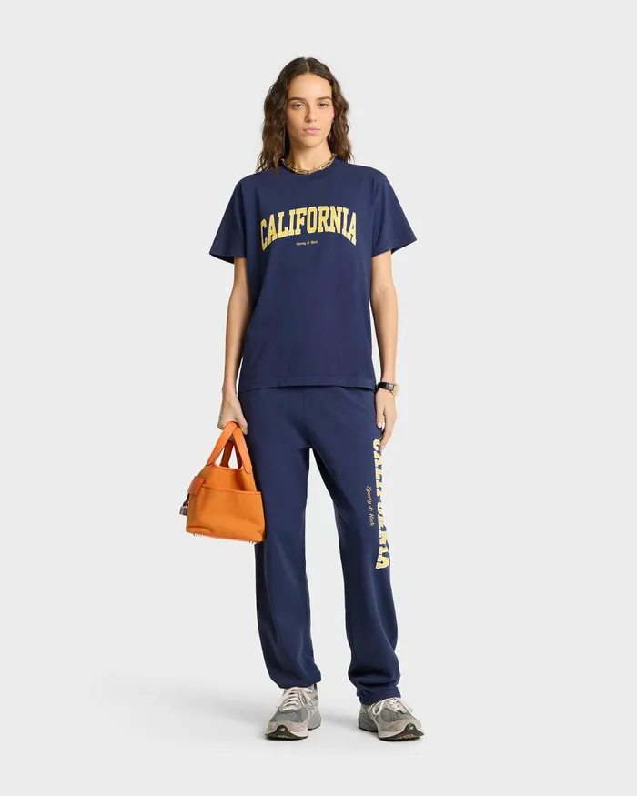 TShirts Men Sporty and Rich California TShirt 8211 NavyGold