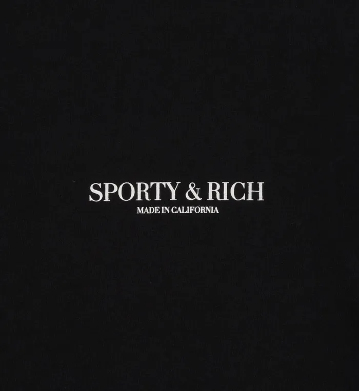 TShirts Men Sporty and Rich Made In California TShirt 8211 BlackWhite