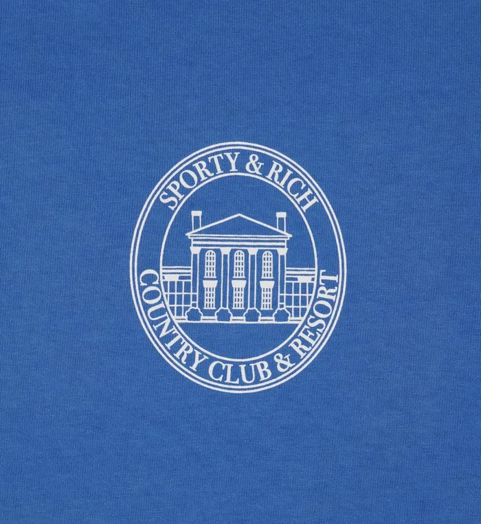 TShirts Men Sporty and Rich Vendome Resort TShirt 8211 Paris BlueWhite