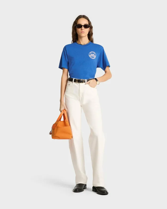 TShirts Men Sporty and Rich Vendome Resort TShirt 8211 Paris BlueWhite