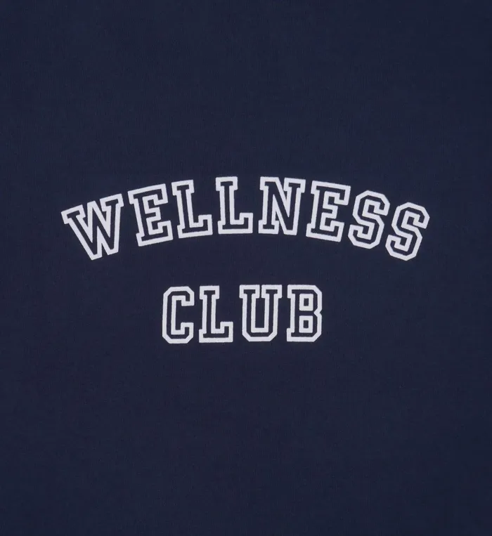 TShirts Men Sporty and Rich Wellness Club TShirt 8211 NavyWhite