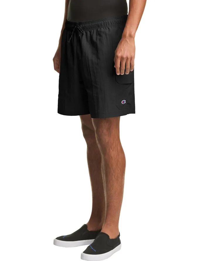 Take A Hike Cargo Shorts 7034 Black Men Champion Shorts