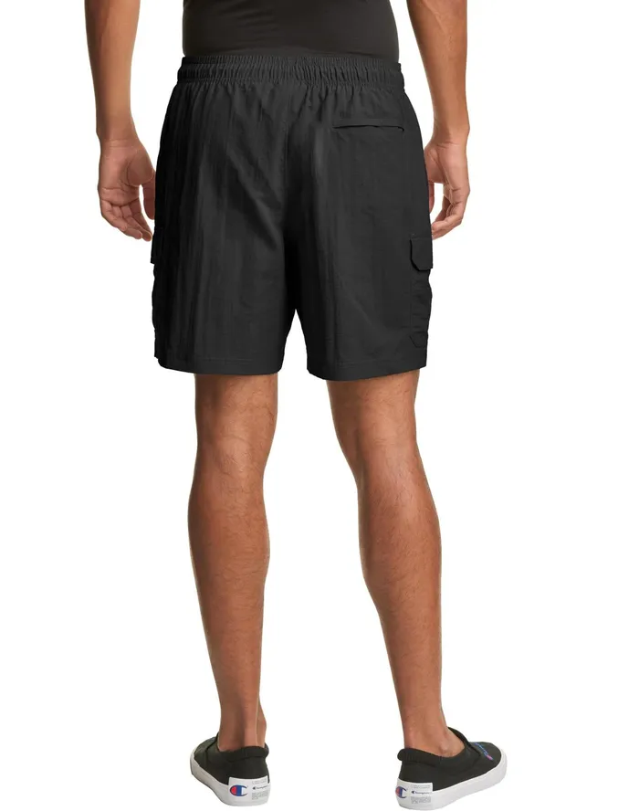 Take A Hike Cargo Shorts 7034 Black Men Champion Shorts