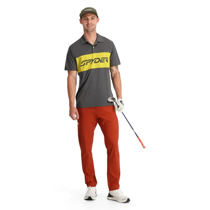 Tees and Tanks Mens Spyder Olson Polo 8211 Polar