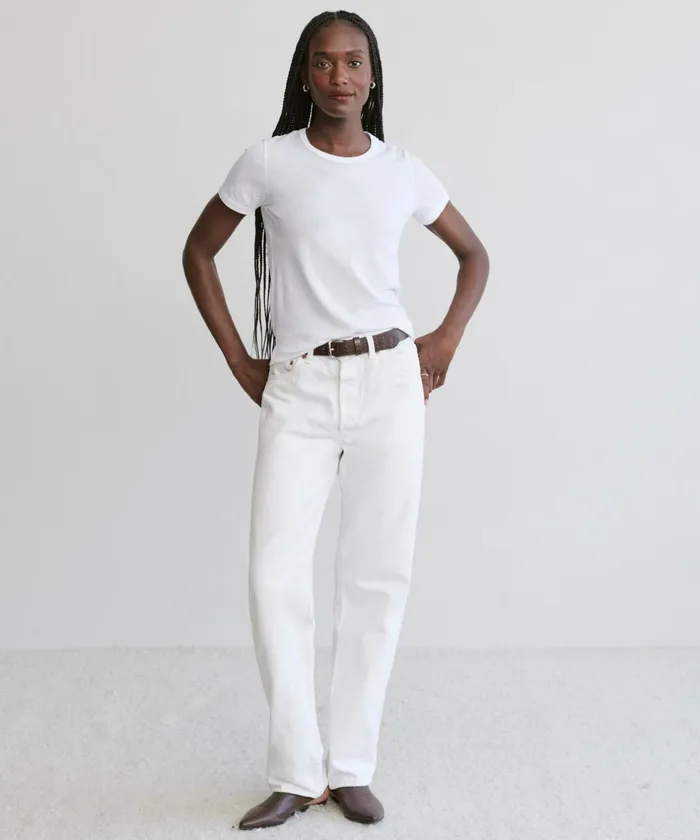 Tees and Tanks Women Jenni Kayne Cotton Slim Tee White